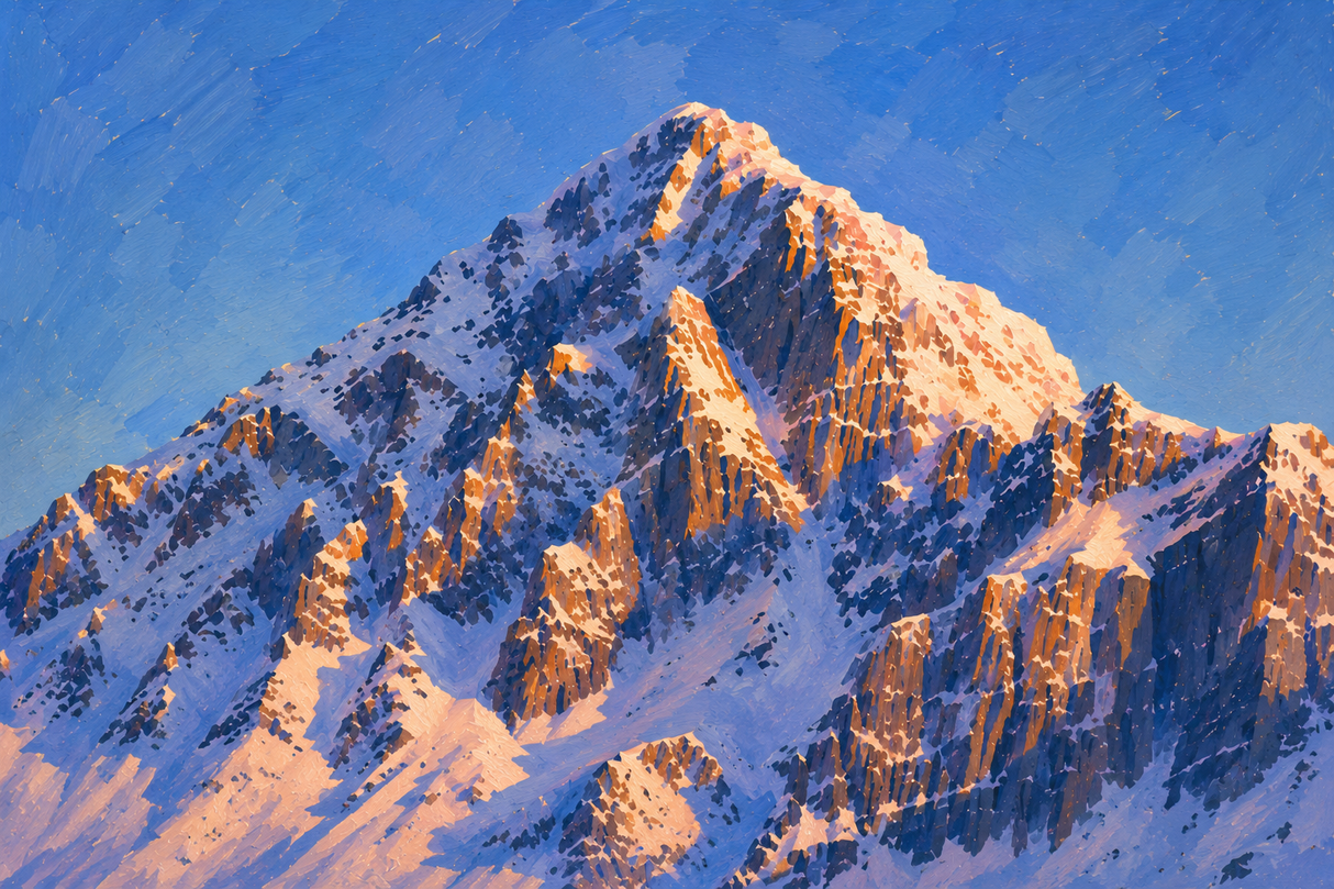 Robson Massif at Dawn.