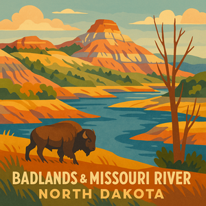 Badlands & Missouri River (ND)
