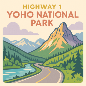 Highway 1 through Yoho NP (BC)