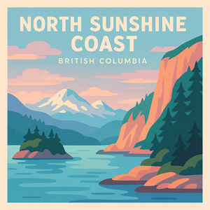 North of Sunshine Coast, British Columbia
