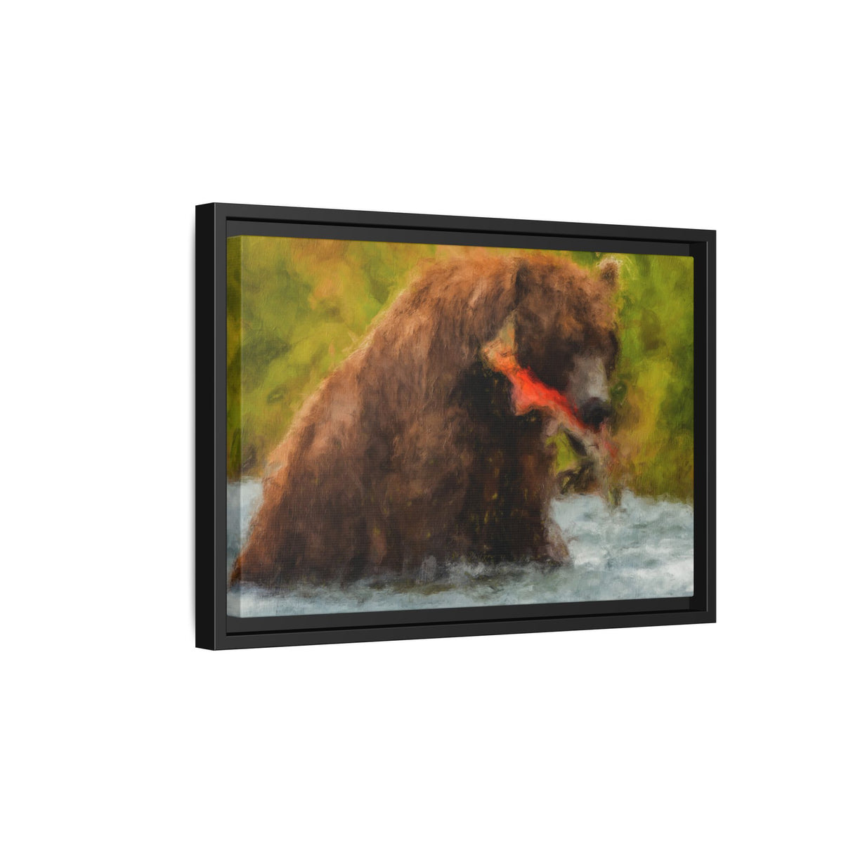 Brown Bear Fishing for Salmon, Katmai National Park