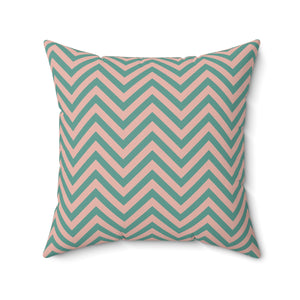 Retro Chevron Bliss Square Pillow