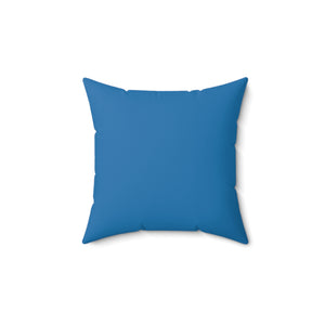 Blue Floral Elegance Pillow