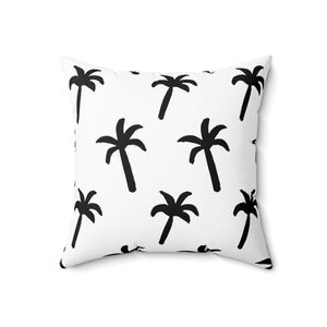 Bold Palm Charm Square Pillow