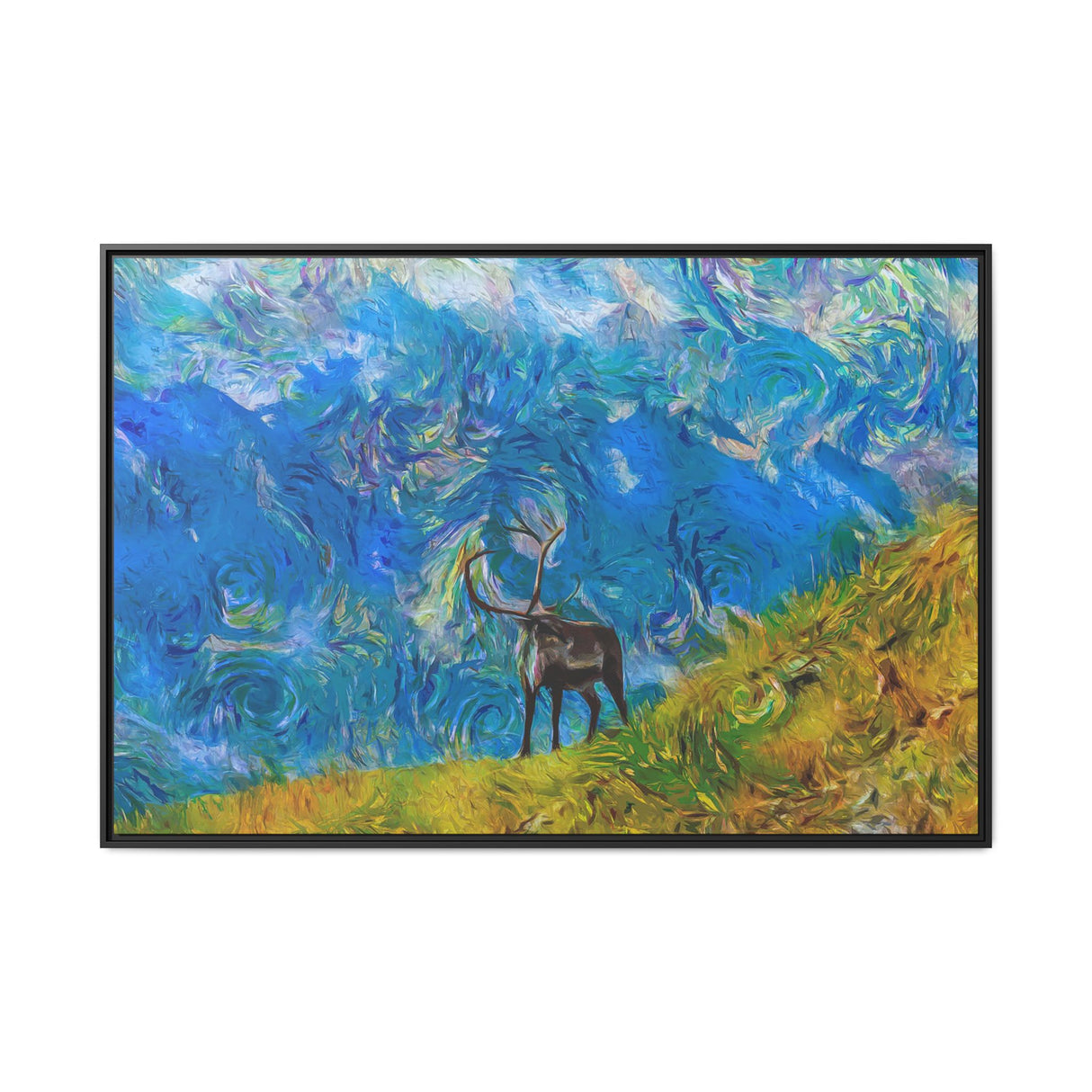 Caribou on Mountain Slope, Kobuk Valley National Park