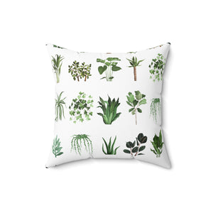 Verdant Pot Harmony Square Pillow