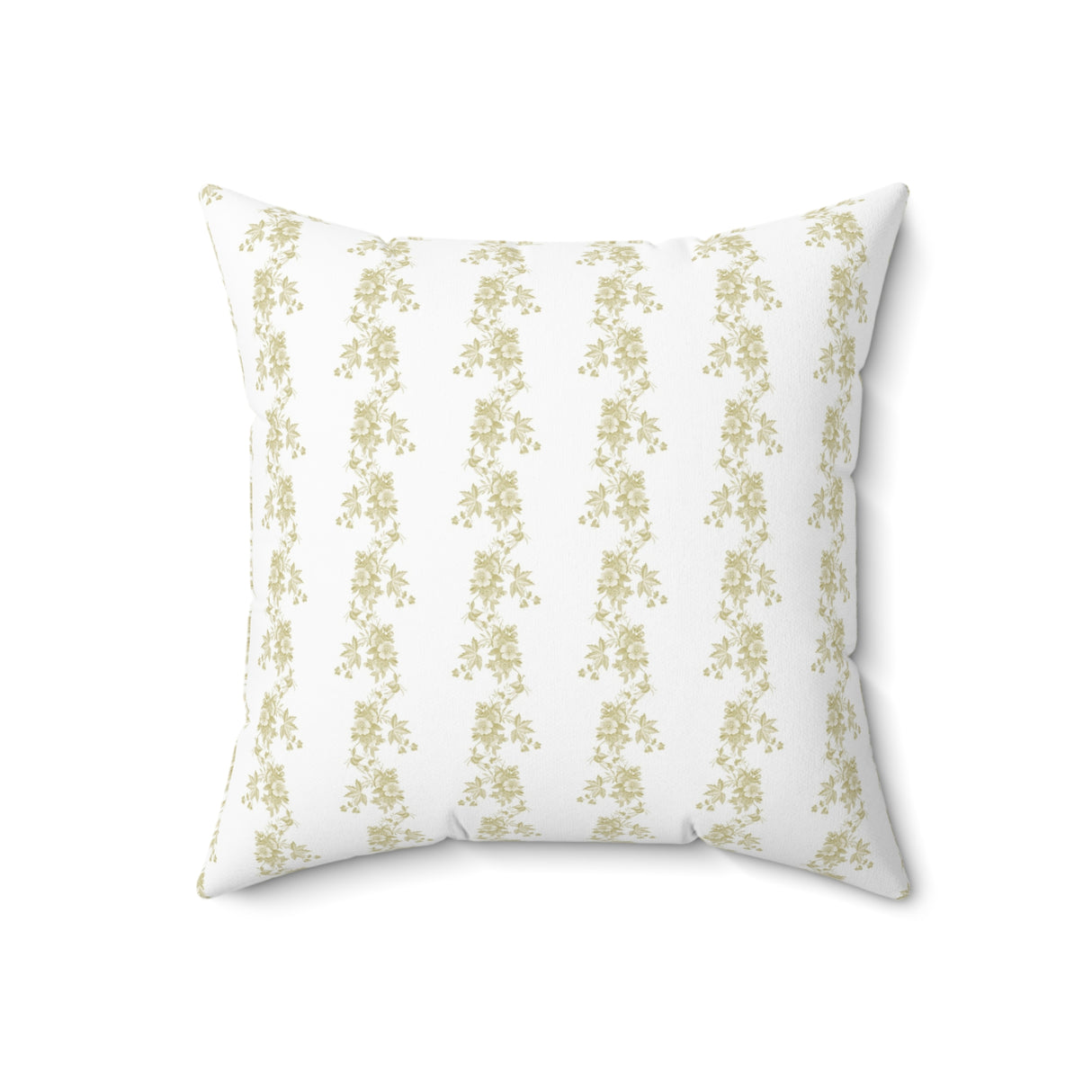 Ivy Cascade Elegance Square Pillow