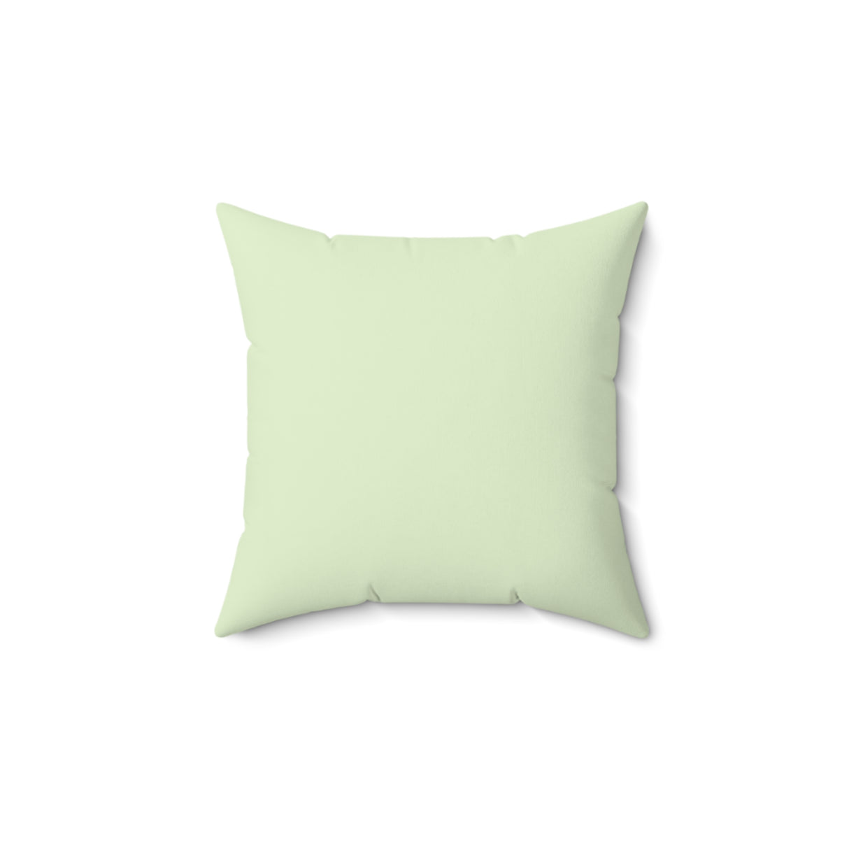 Elegant Mint Rose Garden Square Pillow