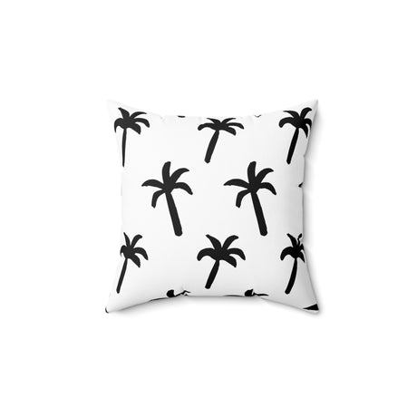 Bold Palm Charm Square Pillow