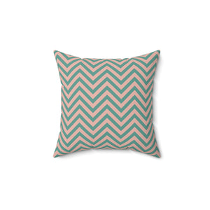 Retro Chevron Bliss Square Pillow