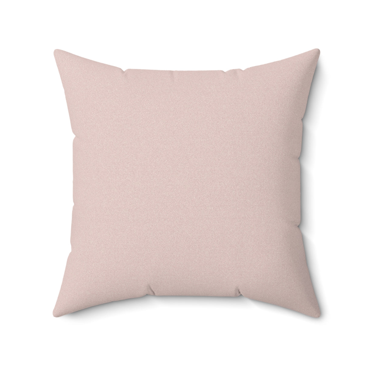 Soft Blush Texture Square Pillow