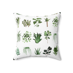 Verdant Pot Harmony Square Pillow