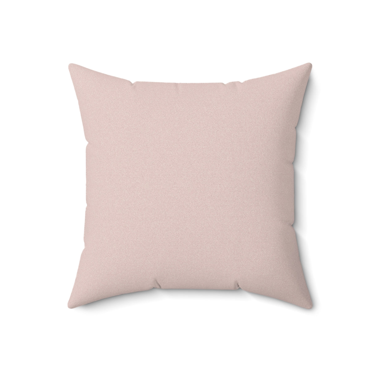 Soft Blush Texture Square Pillow