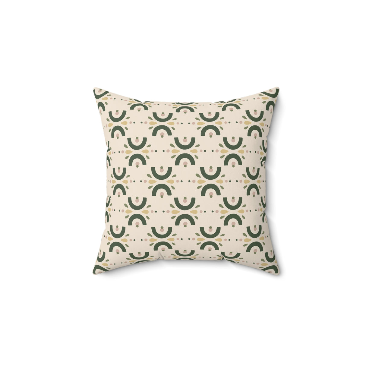 Minimalist Meadow Vibe Square Pillow