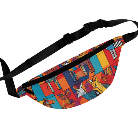 Boho Patchwork Animal Fanny Pack - Patchwork Jungle Collection