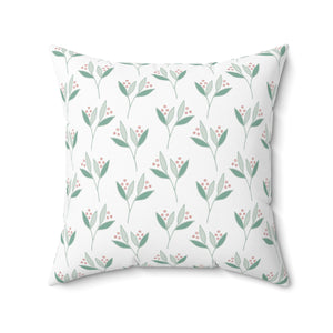 Spring Leaf Grace Square Pillow