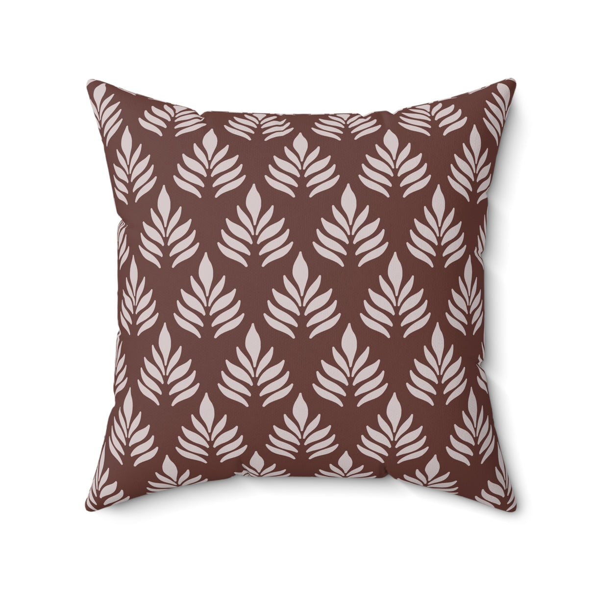 Timeless Terra Leaves Square Pillow