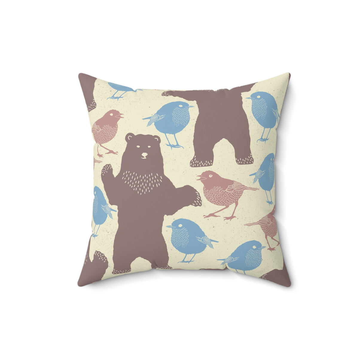 Forest Harmony Square Pillow