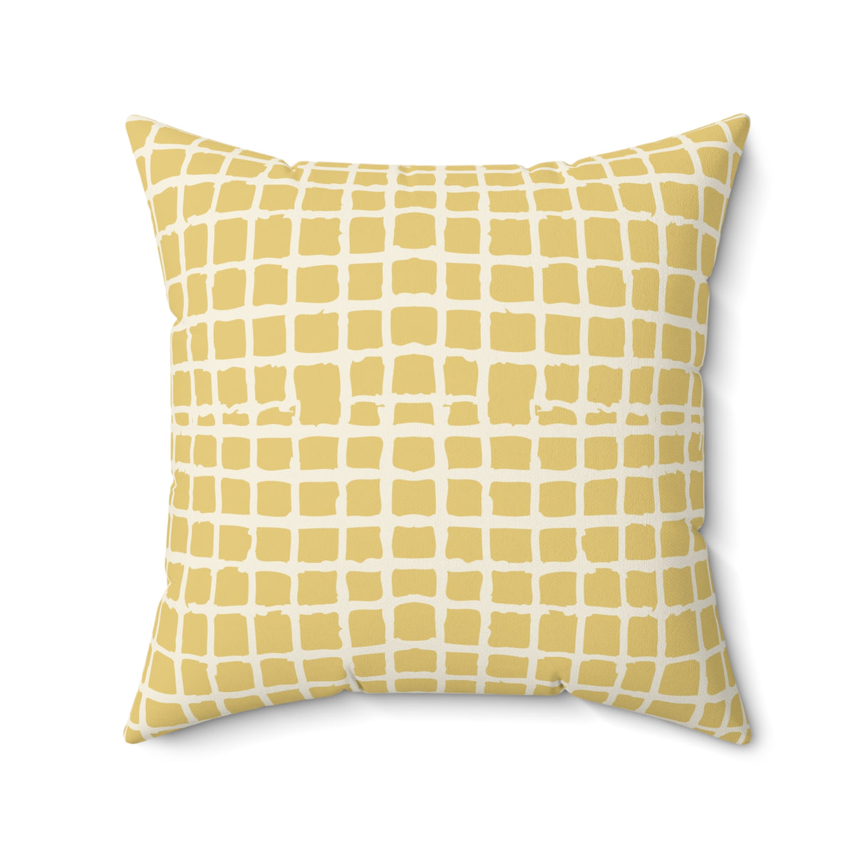 Woven Gold Harmony Square Pillow