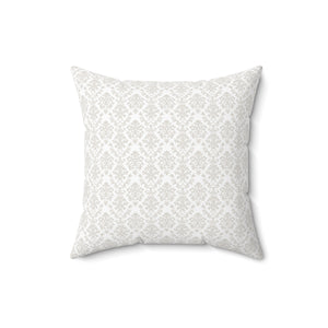 Classic Damask Grace Square Pillow