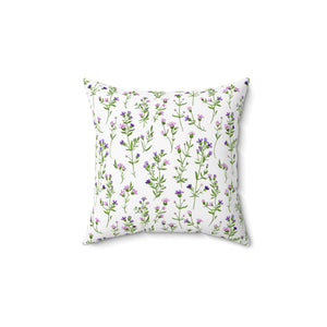 Lavender Meadow Bliss Square Pillow