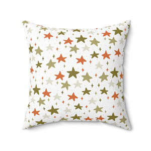 Starry Harvest Night Square Pillow