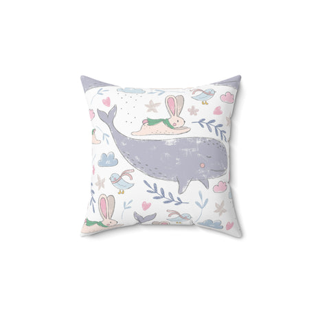 Whimsical Arctic Dreams Square Pillow