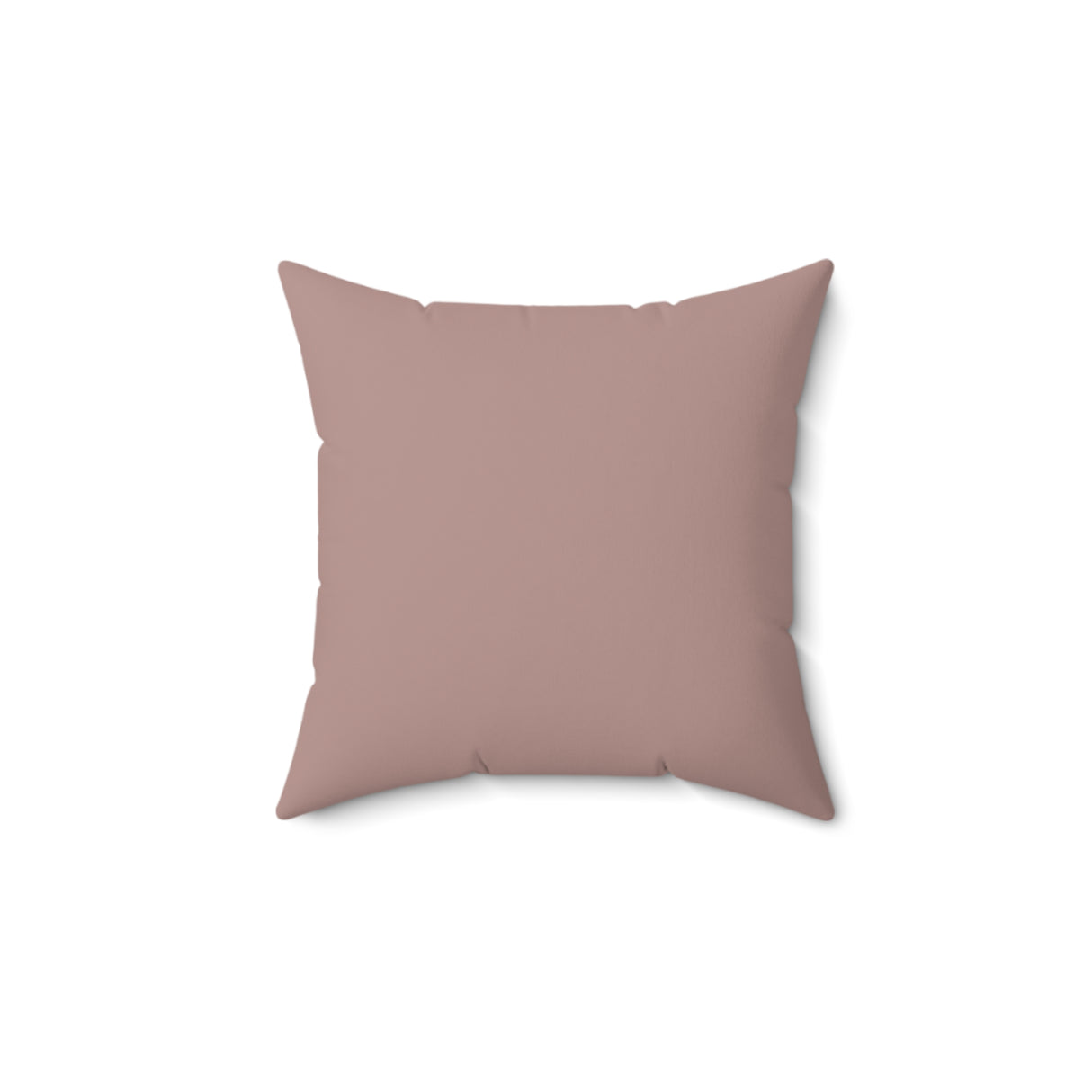 Elegant Blush Accent Square Pillow