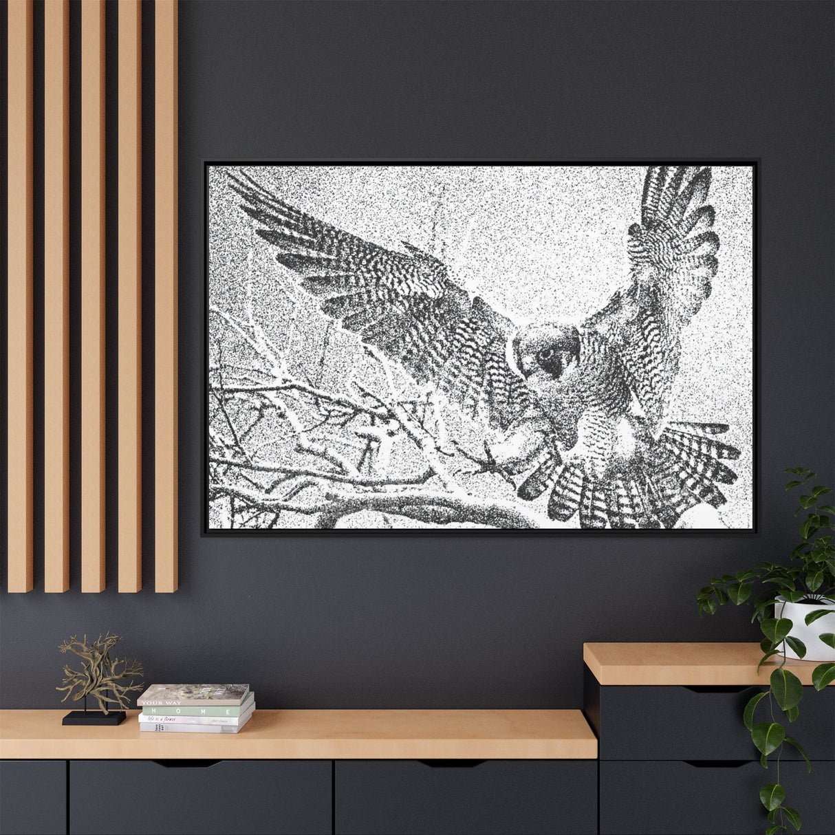 Peregrine Falcon in Flight, Tuktut Nogait National Park