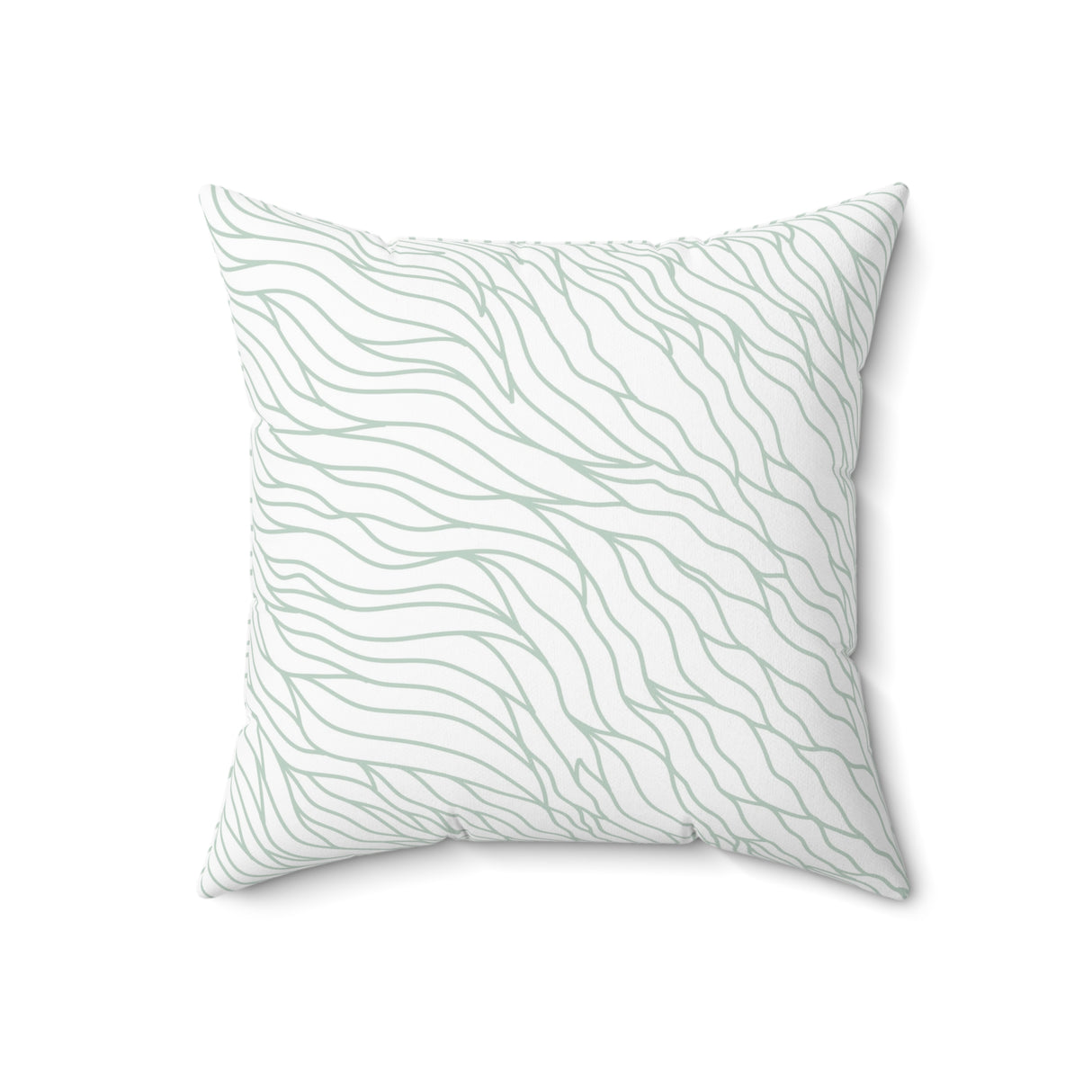 Flowing Wave Serenity Square Pillow