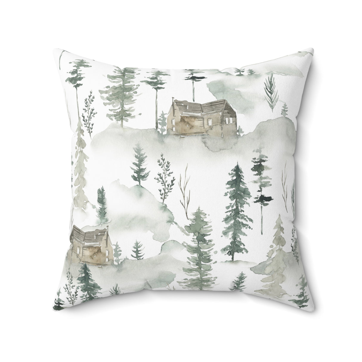 Woodland Serenity Square Pillow