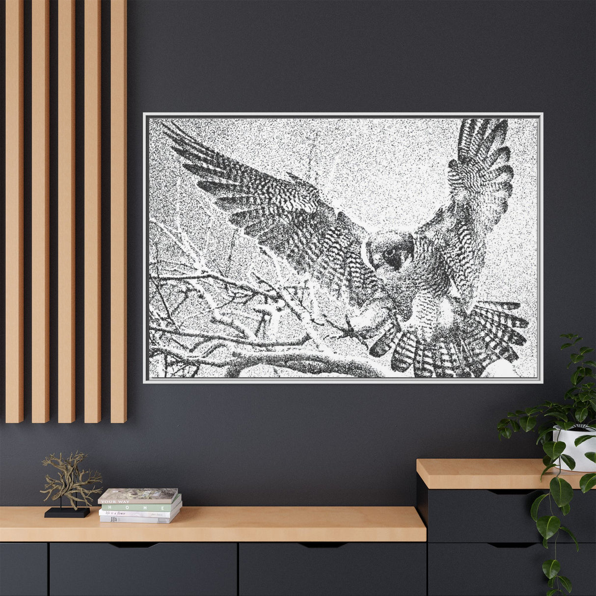 Peregrine Falcon in Flight, Tuktut Nogait National Park