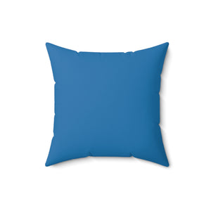 Blue Floral Elegance Pillow