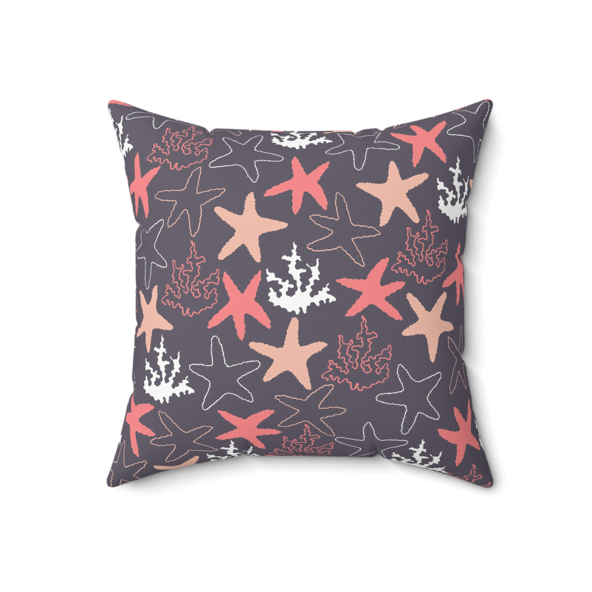 Coral Seas Square Pillow