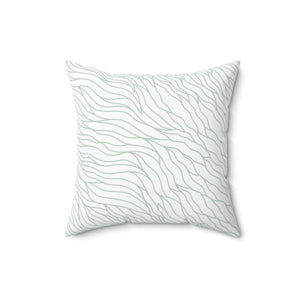 Flowing Wave Serenity Square Pillow