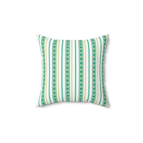 Striped Playfulness Square Pillow