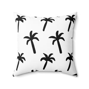 Bold Palm Charm Square Pillow