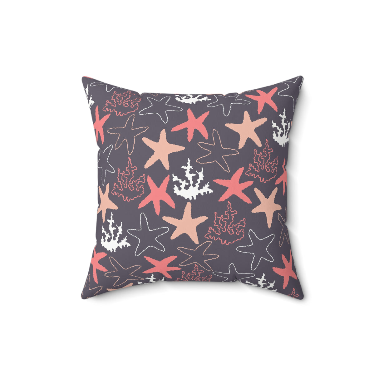 Coral Seas Square Pillow