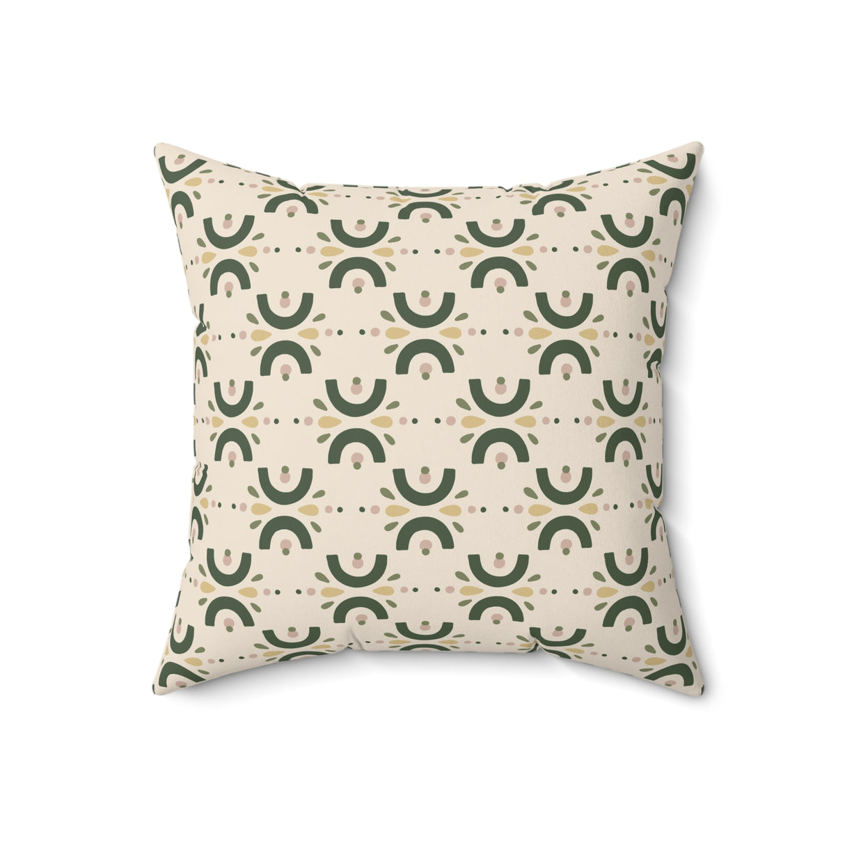 Minimalist Meadow Vibe Square Pillow