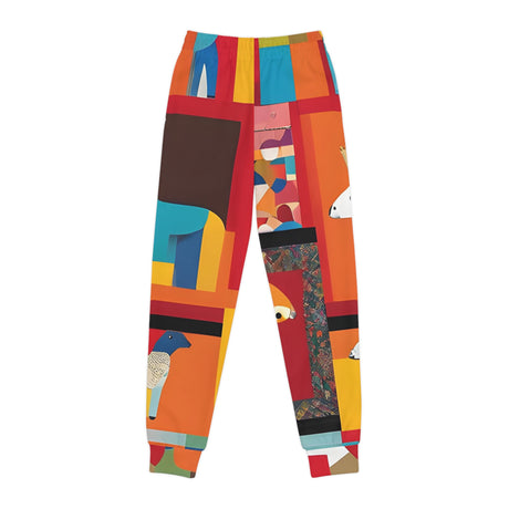 Boho Patchwork Animal Youth Joggers - Patchwork Jungle Collection