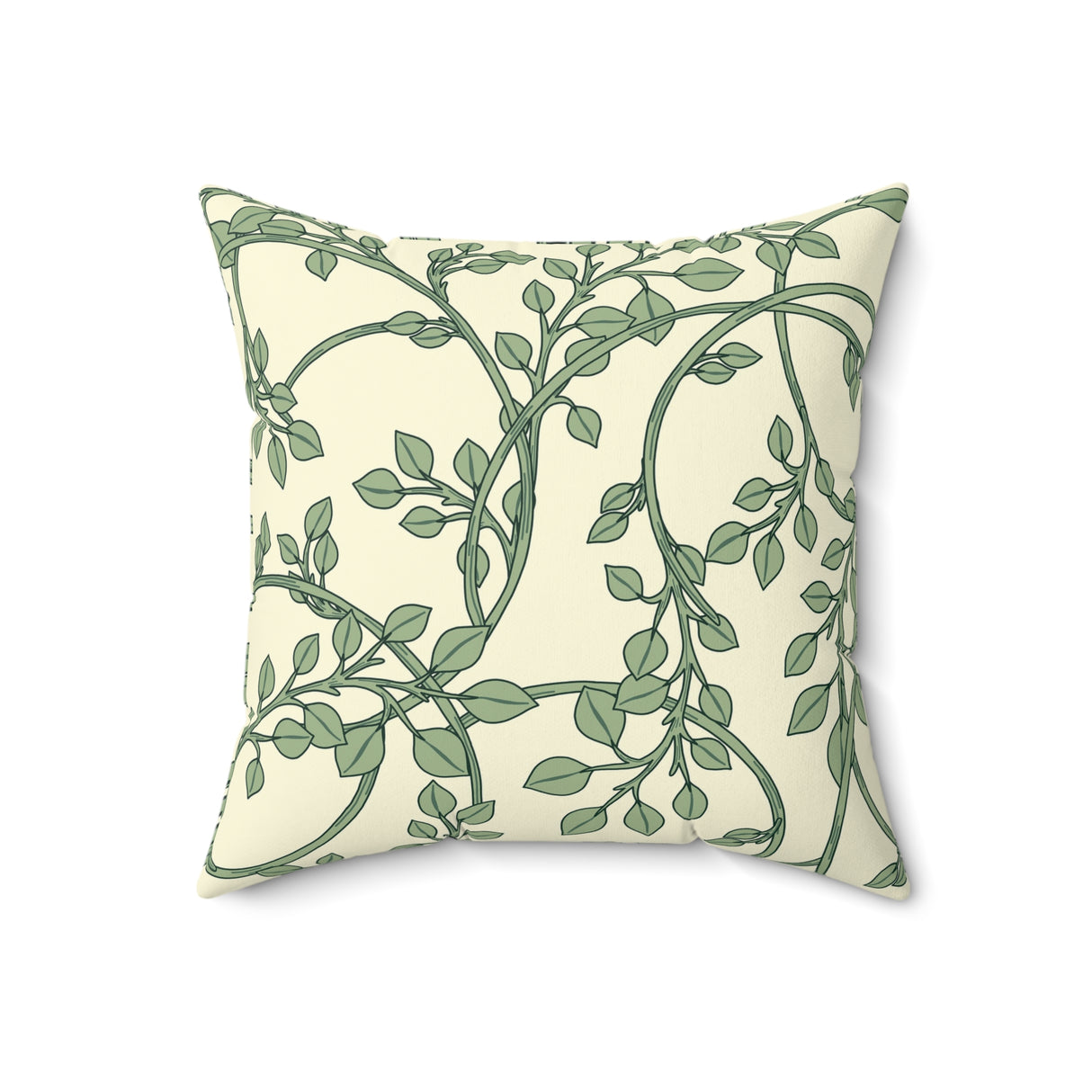 Verdant Vines Serenity Square Pillow