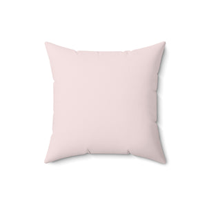 Cosmic Blossom Whimsy Square Pillow