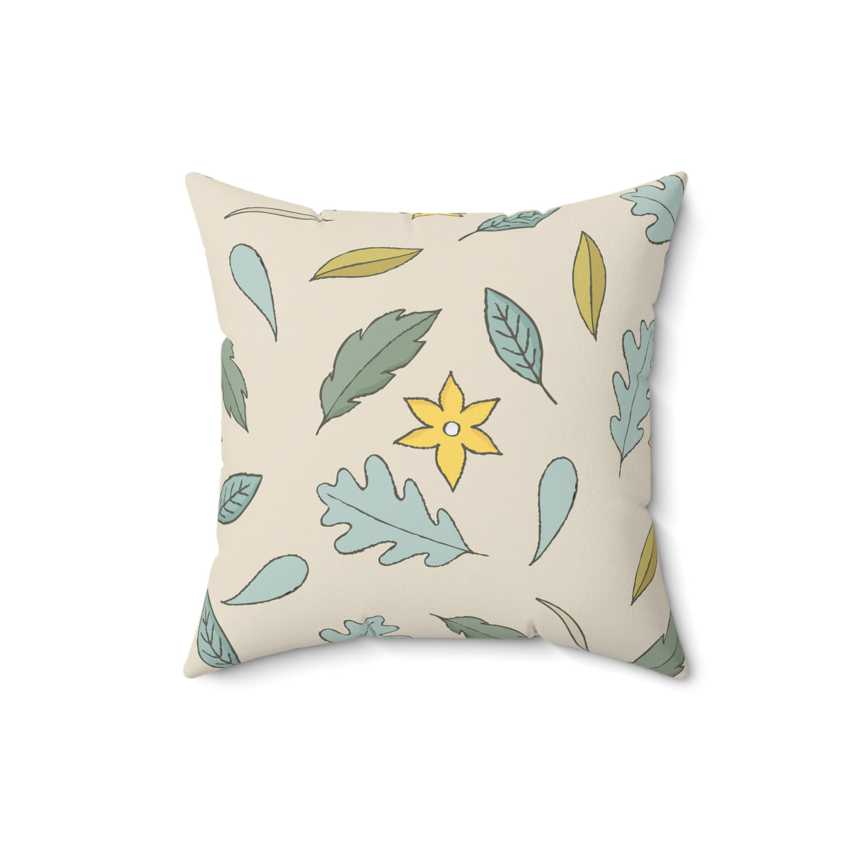 Whimsical Autumn Glow Square Pillow