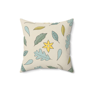 Whimsical Autumn Glow Square Pillow