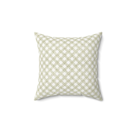 Serene Lattice Square Pillow