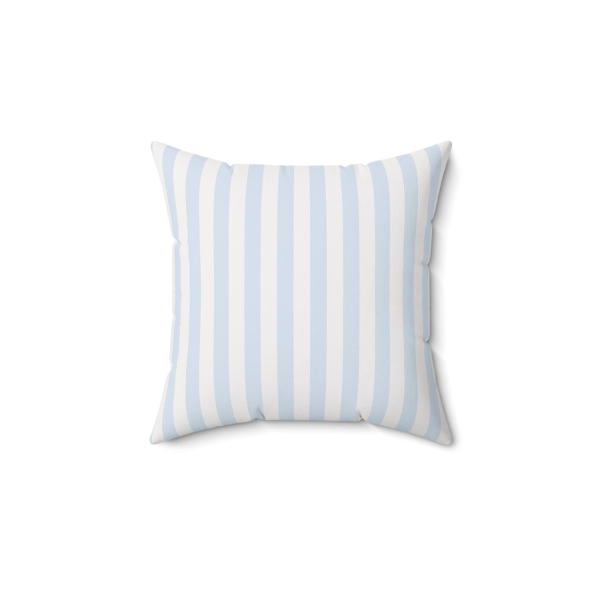 Serene Coastal Stripes Square Pillow