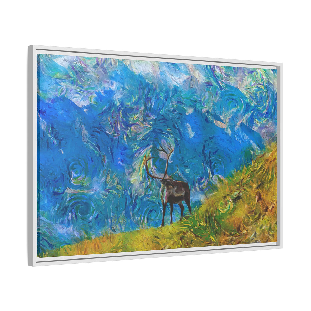 Caribou on Mountain Slope, Kobuk Valley National Park