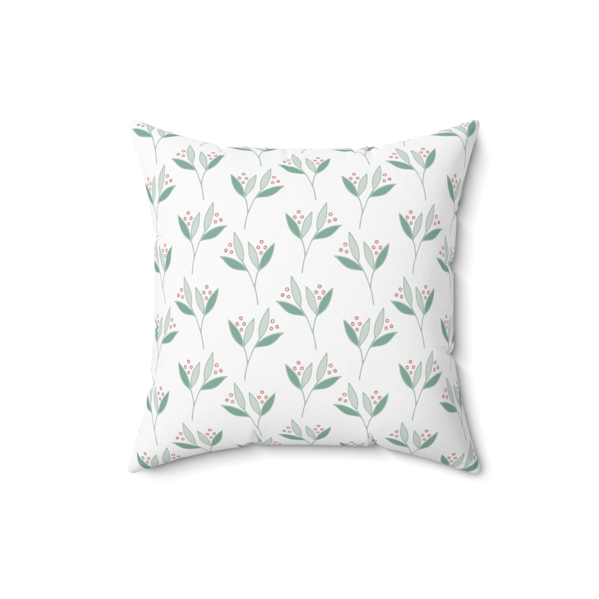 Spring Leaf Grace Square Pillow