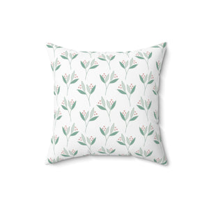 Spring Leaf Grace Square Pillow