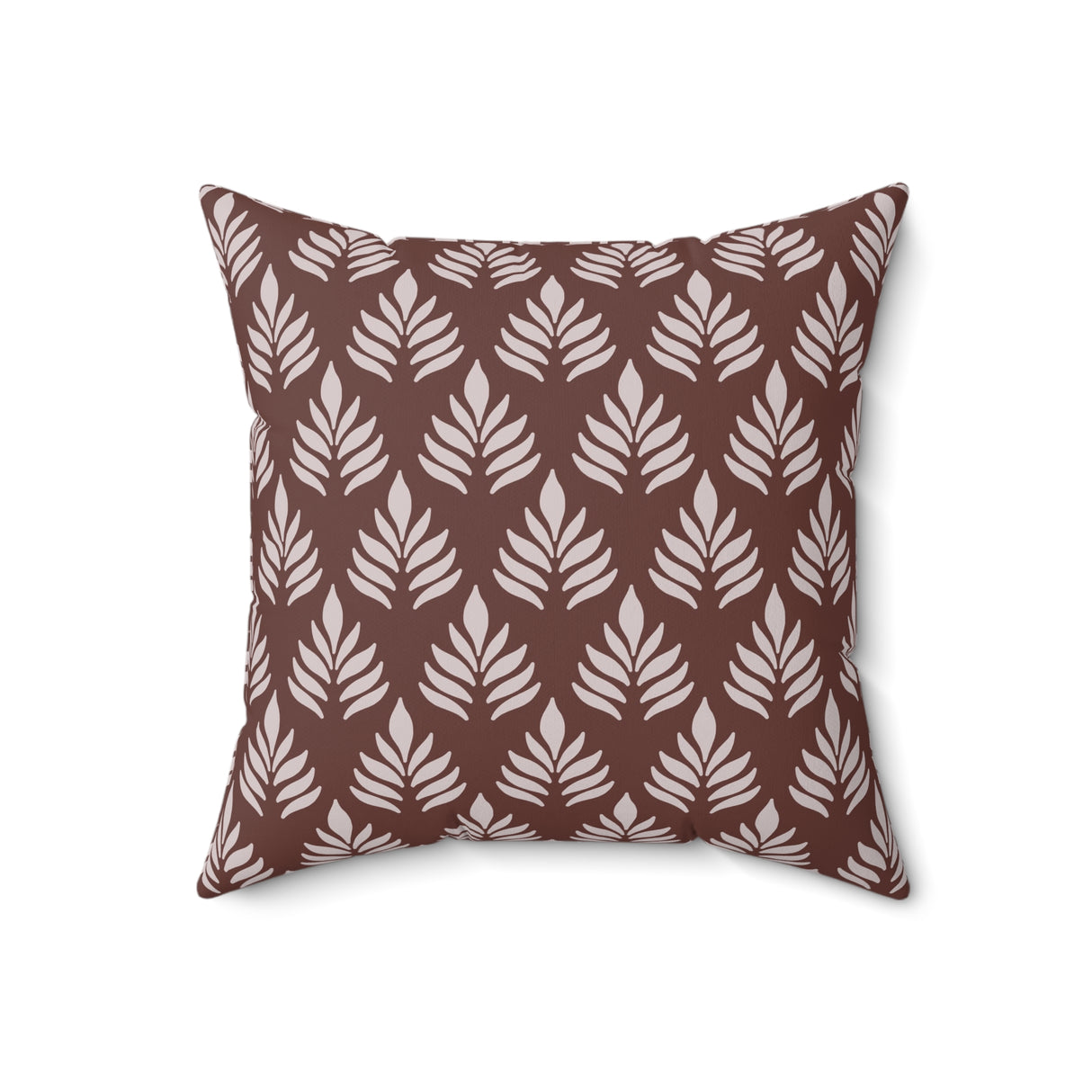 Timeless Terra Leaves Square Pillow